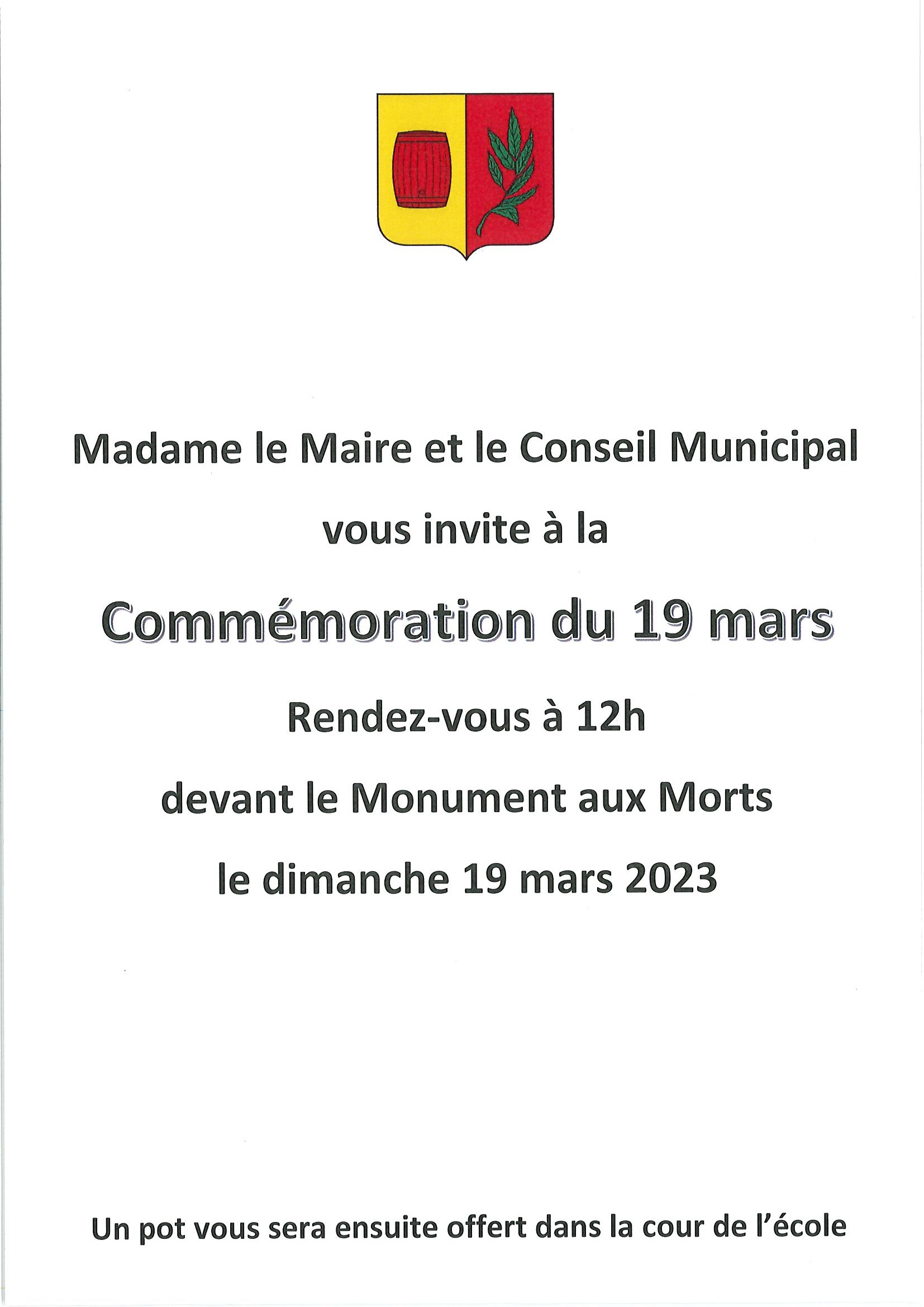 Lire la suite à propos de l’article COMMEMORATION DU 19 MARS