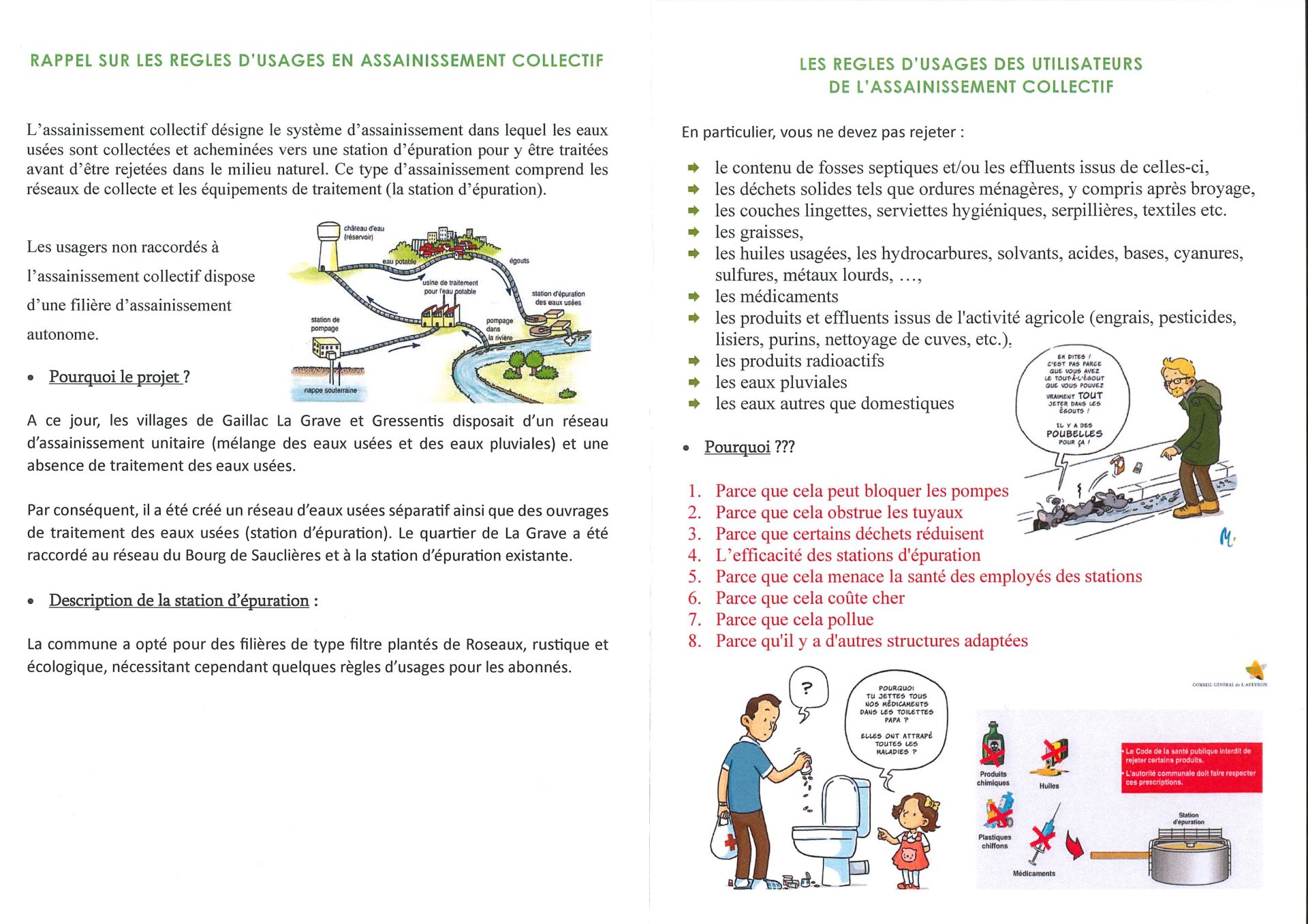 Lire la suite à propos de l’article LES REGLES D’USAGES DES UTILISATEURS DE L’ASSAINISSEMENT COLLECTIF